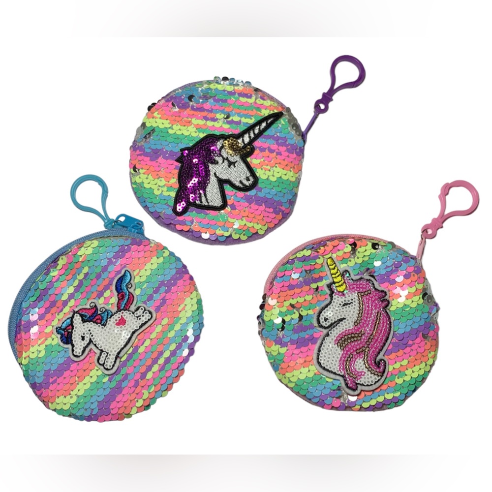 3 Coin purse Unicorn